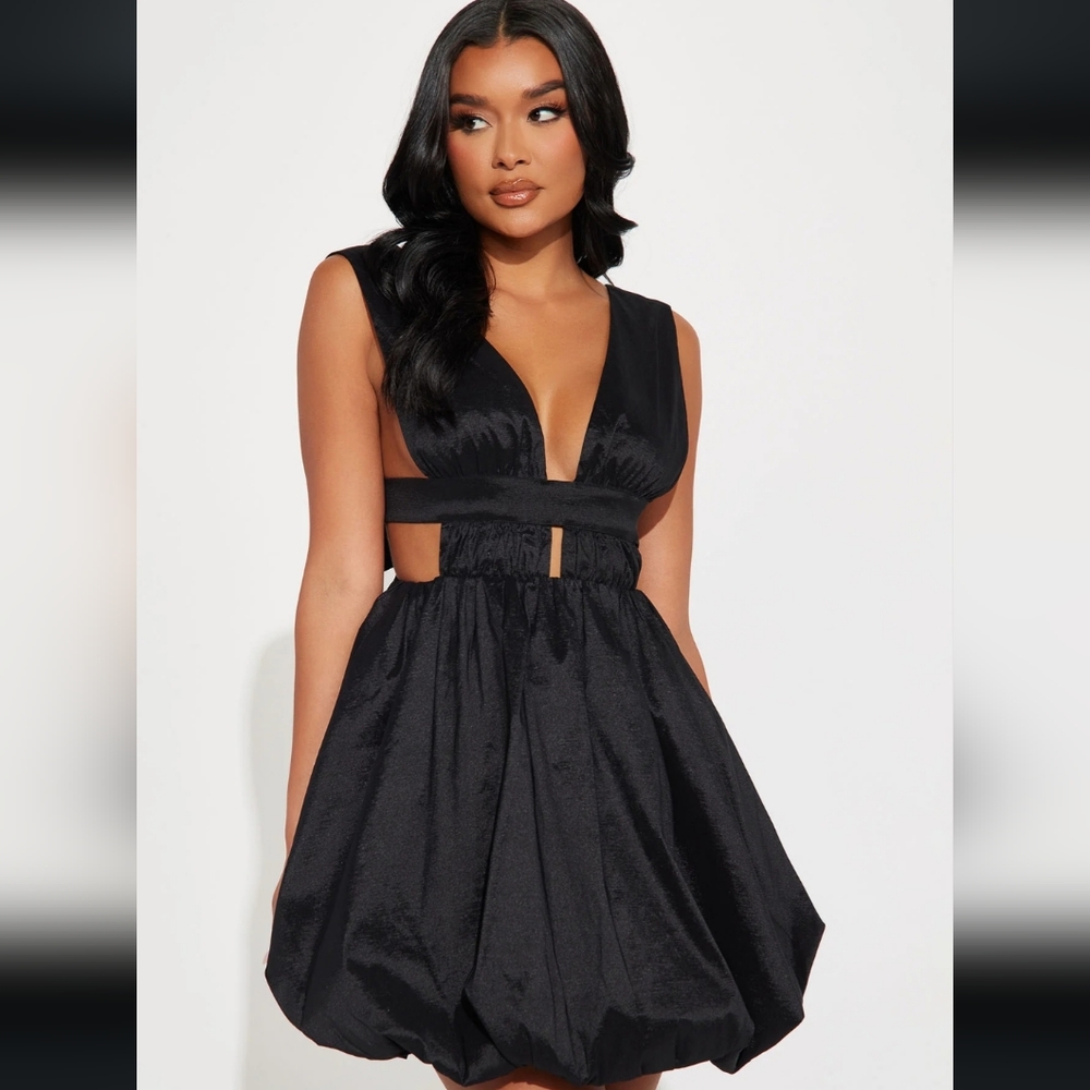 NWT Plunging Black Little Dress